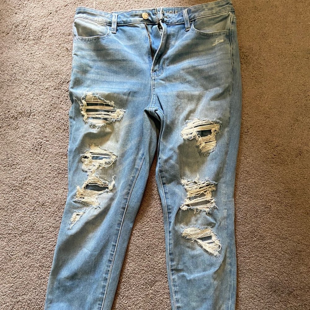 American Eagle Ripped Jeggings